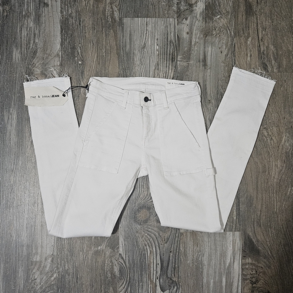 NWT Rag and Bone cargo style skinny jeans size 26 see description